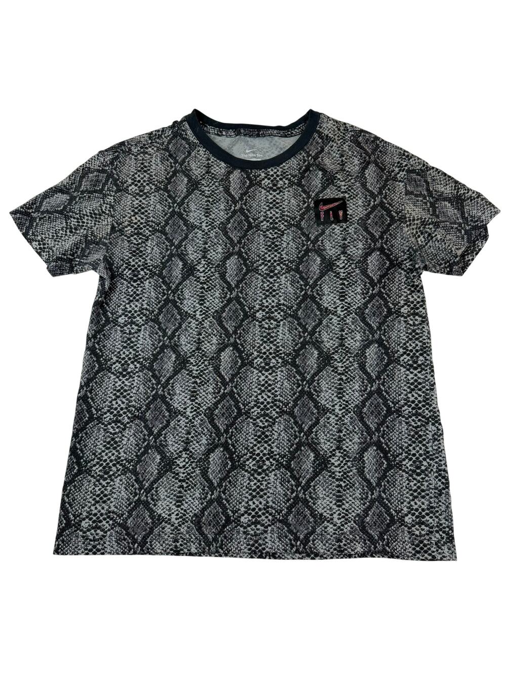 Nike Fly Snakeskin Print Loose Fit Tee Small